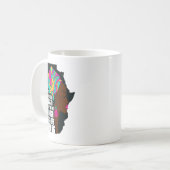 Mug Afro You Are Enough I Am Insrational Sayings Motiv (Devant gauche)