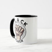 Mug Afrocentrique Black Power (Devant gauche)