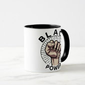 Mug Afrocentrique Black Power (Devant droit)
