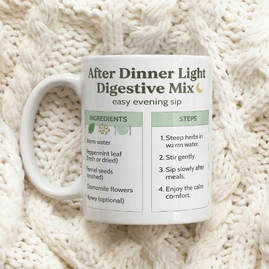 Mug After Dinner Nighttime Tea Ritual