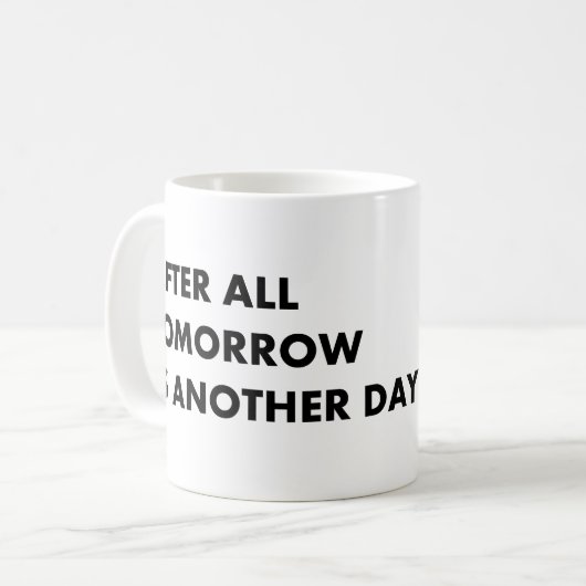 Mug After tout tomorrow (Devant gauche)