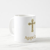 Mug Agape Love éléments chrétiens (Devant gauche)