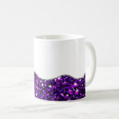 Mug Agate argent violet (Devant droit)