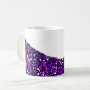 Mug Agate argent violet
