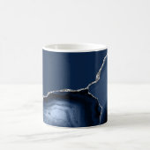 Mug Agate Bleu Marine Argent (Centre)