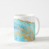 Mug Agate de roche de Geode de parties scintillantes (Devant droit)