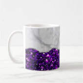 Mug Agate noir doré Marbre blanc (Gauche)