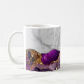 Mug Agate noir doré Marbre blanc (Gauche)