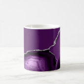 Mug Agate Violet Pailleté Argent (Centre)