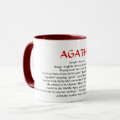 MUG AGATHA (Devant gauche)