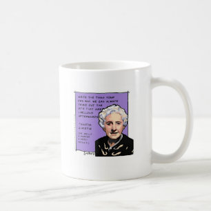 Mug Agatha Christie dit lui écrivent votre propre