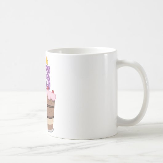 Mug Âge 23 sur le gâteau d'anniversaire (Droite)