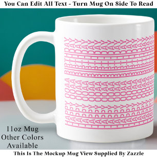Mug Âge personnalisé Joyeux Anniversaire Message caché