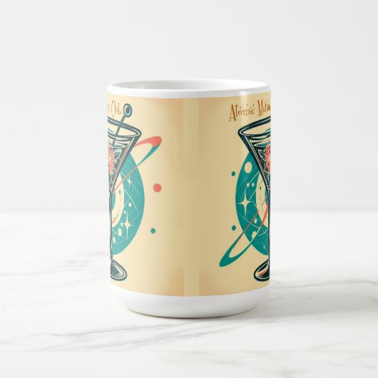 Mug Âge spatial du club Martini atomique (Centre)