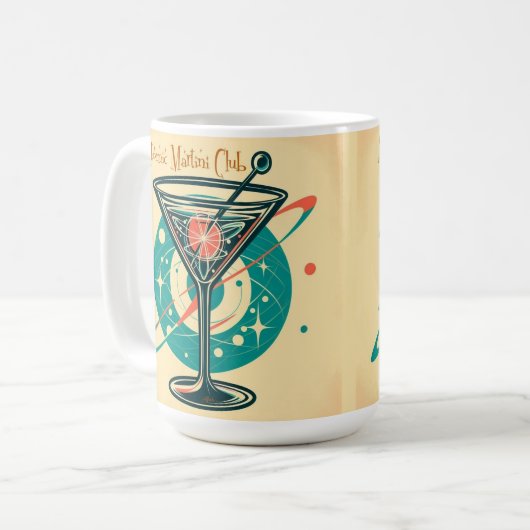 Mug Âge spatial du club Martini atomique (Devant gauche)