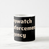 Mug "AGENCE D'APPLICATION DE LA LOI COPWATCH" drôle de (Centre)