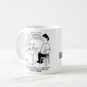 Mug Agence de rencontres - attend des admirateurs qu'i (Devant gauche)