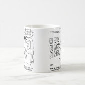 Mug Agence de rencontres. Guy veut lancer une fléchett (Centre)