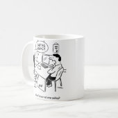 Mug Agence de rencontres. Il veut connaître la politiq (Devant gauche)