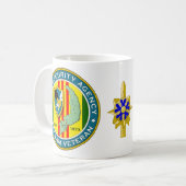 Mug Agence de sécurité d'armée SSI - vétéran du (Devant gauche)