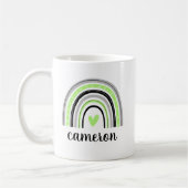 Mug Agender Rainbow Personnalisé (Gauche)
