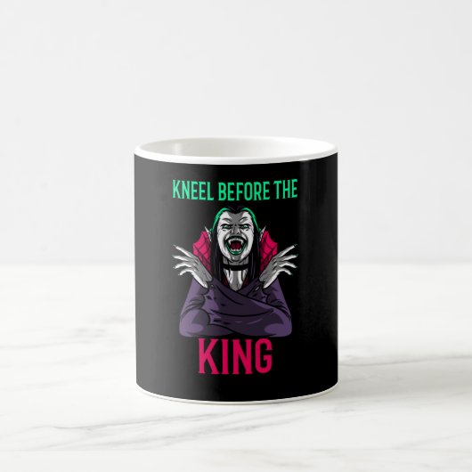 Mug Agenouillez-vous devant le roi Dracula (Centre)