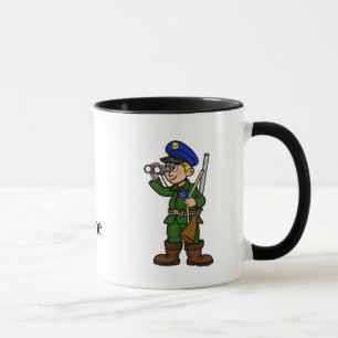 Mug Agent américain de patrouille frontalière avec jum