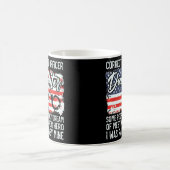 Mug Agent correctionnel Fille Famille Patriotique Ame (Centre)