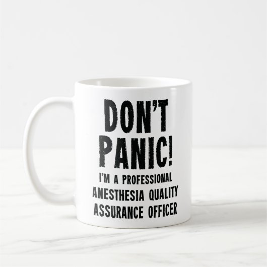 Mug Agent d'assurance qualité de l'anesthésie (Gauche)