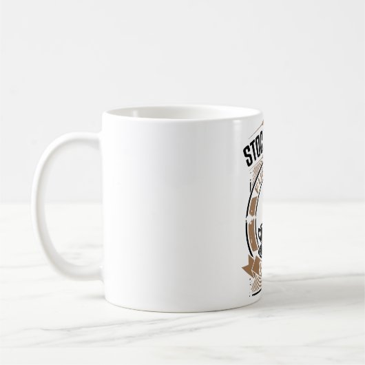 Mug Agent de change rempli de combustible par le café (Gauche)