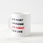 Mug agent de charge, génial (Devant gauche)