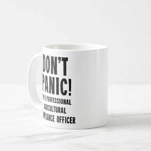 Mug Agent de conformité agricole (Devant gauche)