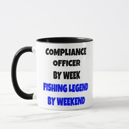 Mug Agent de conformité Légende de pêche (Gauche)