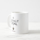 Mug Agent de conformité personnalisé (Devant gauche)