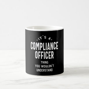 Mug Agent de conformité Titre du poste Cadeau