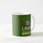 Mug AGENT DE L'APPLICATION DE LA LOI drôle de jardinag (Devant droit)