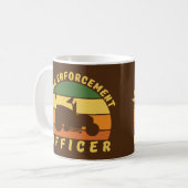 Mug AGENT DE L'APPLICATION DE LA LOI drôle de jardinag (Devant gauche)