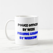 Mug Agent de police de la légende de la pêche (Gauche)