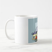 Mug Agent de police moto Justice pénale (Gauche)