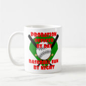 Mug Agent de probation aime le baseball (Gauche)