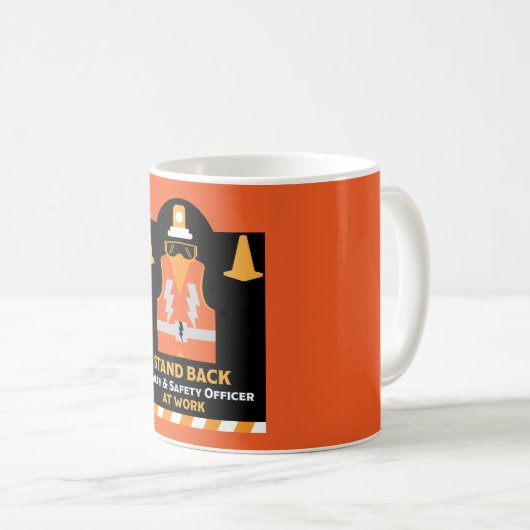 Mug Agent De Santé Et De Sécurité (Devant droit)