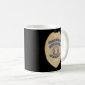 Mug Agent de sécurité Badge de police Gardes Unif (Devant droit)