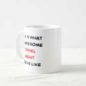 Mug agent de voyage, génial (Devant gauche)