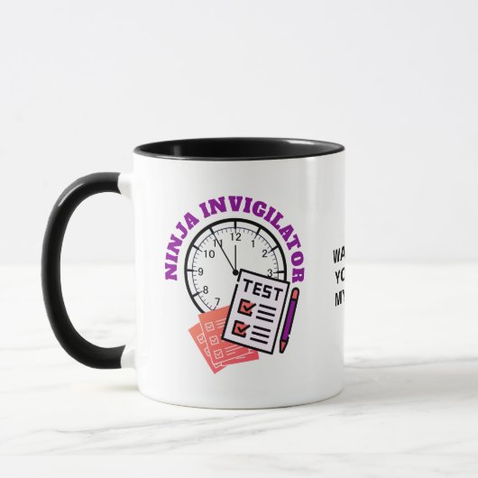 Mug Agent d'examen NINJA INVIGILATOR Enseignant (Gauche)