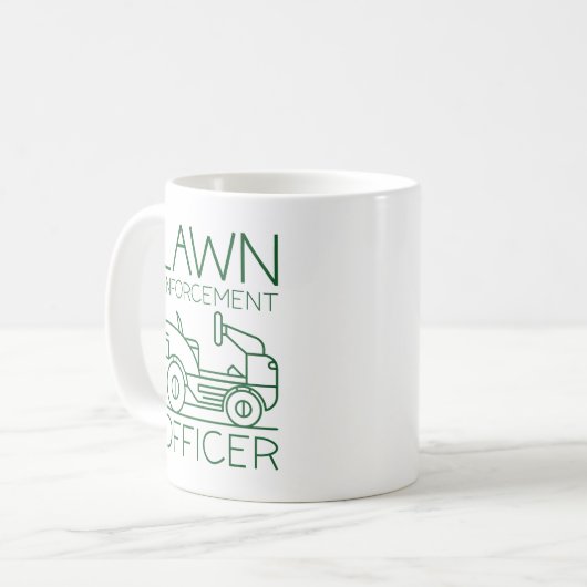 Mug Agent d'exécution de pelouse (Devant gauche)
