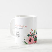 Mug Agent Immobilier Blush Bloom Gray (Devant gauche)