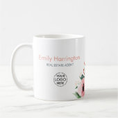 Mug Agent Immobilier Blush Bloom Gray (Gauche)