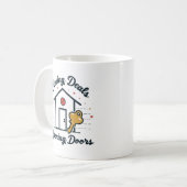 Mug Agent immobilier : Conclure des affaires, Ouvrir d (Devant gauche)