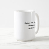Mug Agent immobilier de la Saint-Valentin, Cadeau de b (Devant droit)