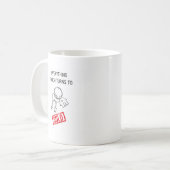 Mug Agent immobilier drôle (Devant gauche)